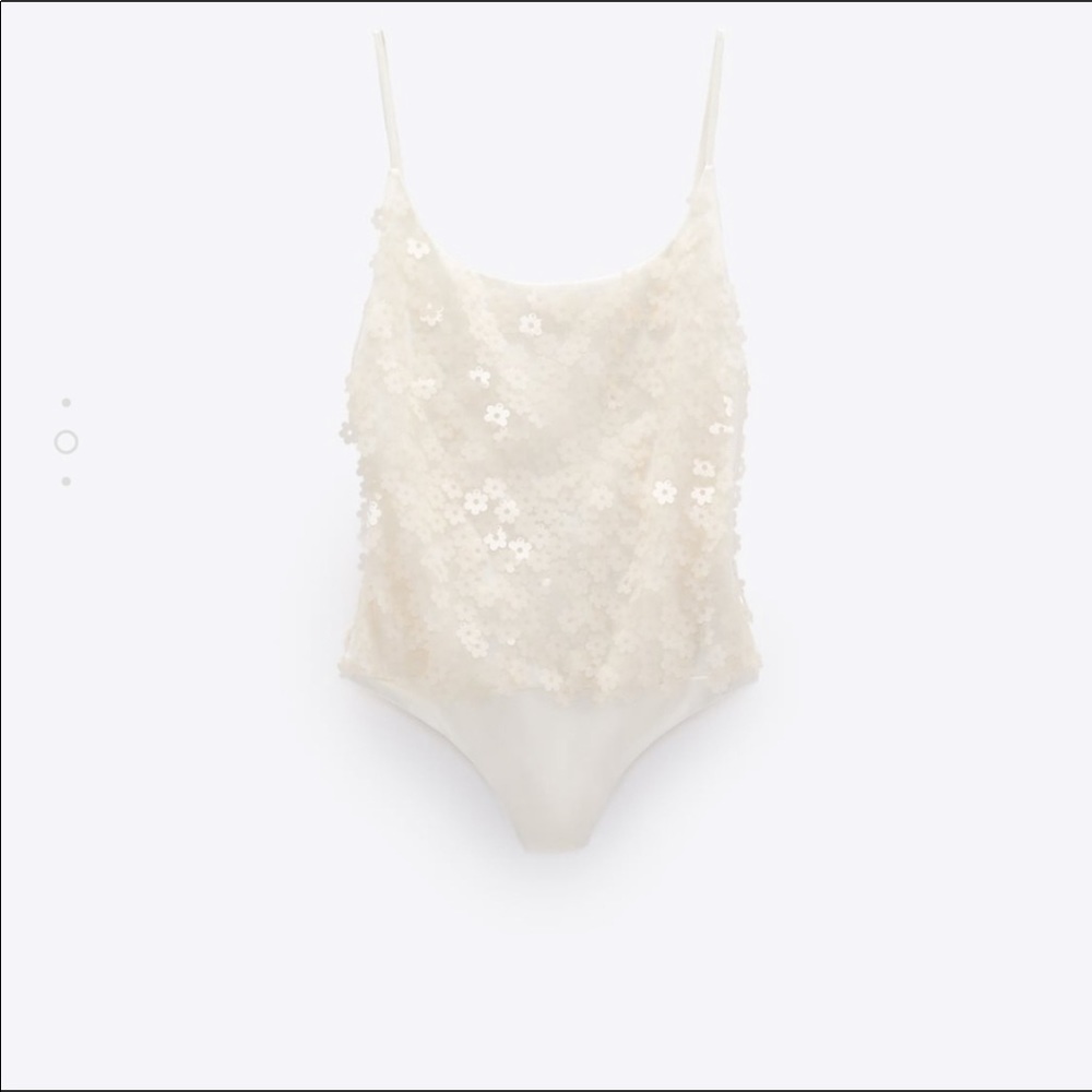NWT Zara sequined body suit